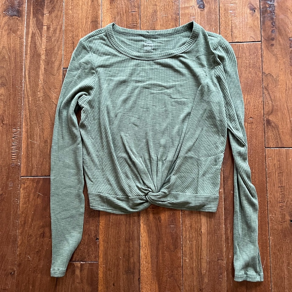 Aerie Ribbed Cropped Real Soft Top